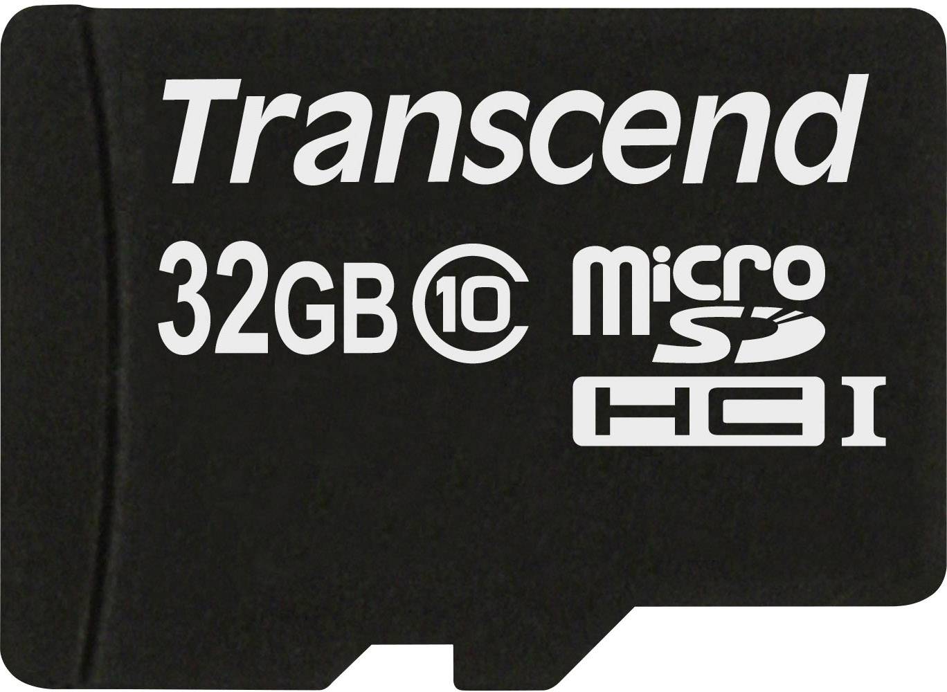 SD microSD Card 32GB Transcend SDHC Class10 (ohne Adapter) - TS32GUSDC10