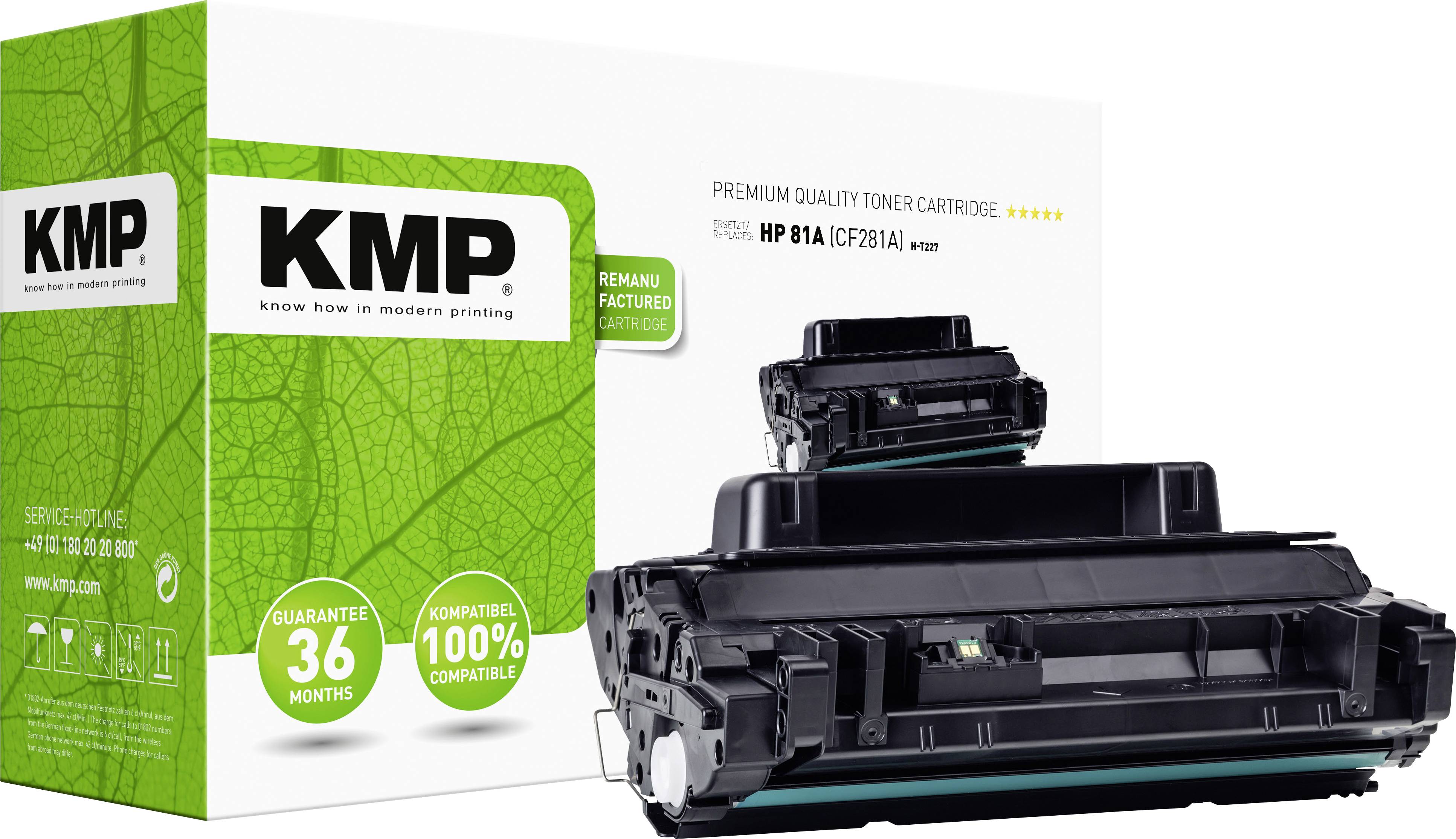 KMP Toner HP CF281A black 13500 S. H-T227 remanufactured - 2534,0000