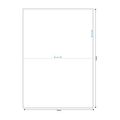 MediaRange Etiketten 210x148,5mm 100 St. stark haftend weiß - MRINK141