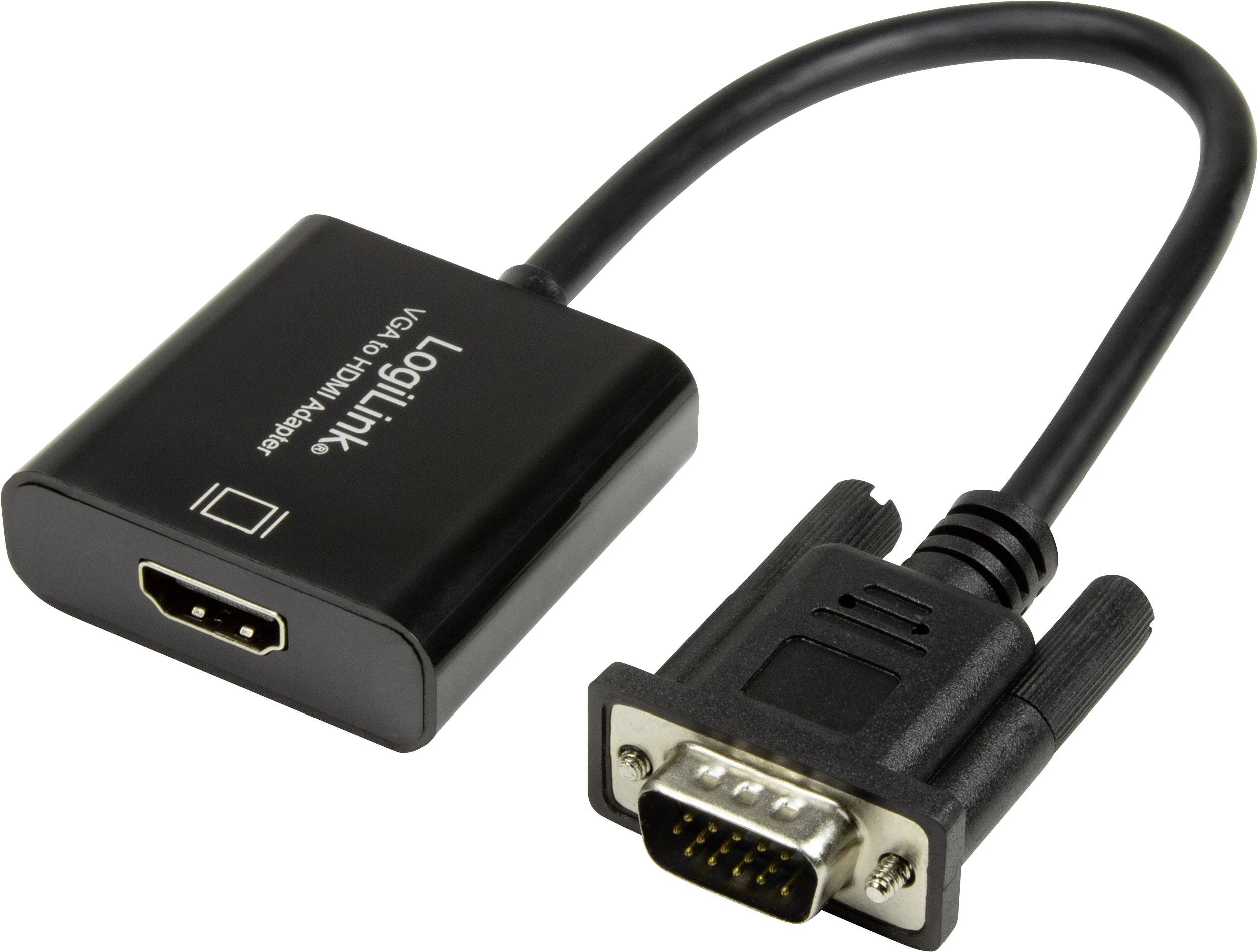 Logilink Konverter VGA m. Audio zu HDMI konform m.High Spee