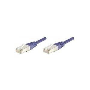 Equip Patchkabel Cat6 S/FTP 2xRJ45 15.00m violet LSZH Polybeutel - 605558