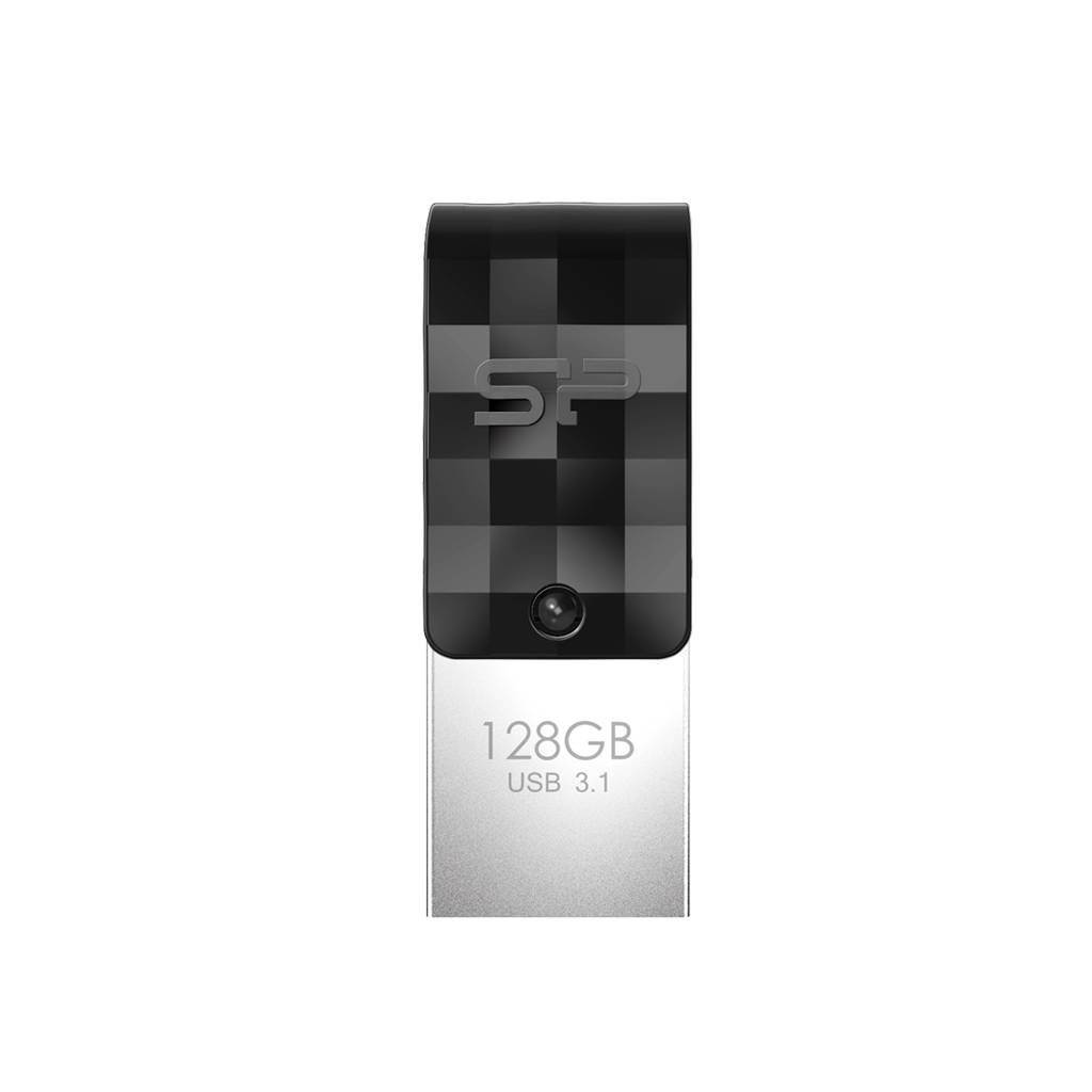 USB-Stick 128GB Silicon Power USB3.2 + Typ C C31 Black - SP128GBUC3C31V1K