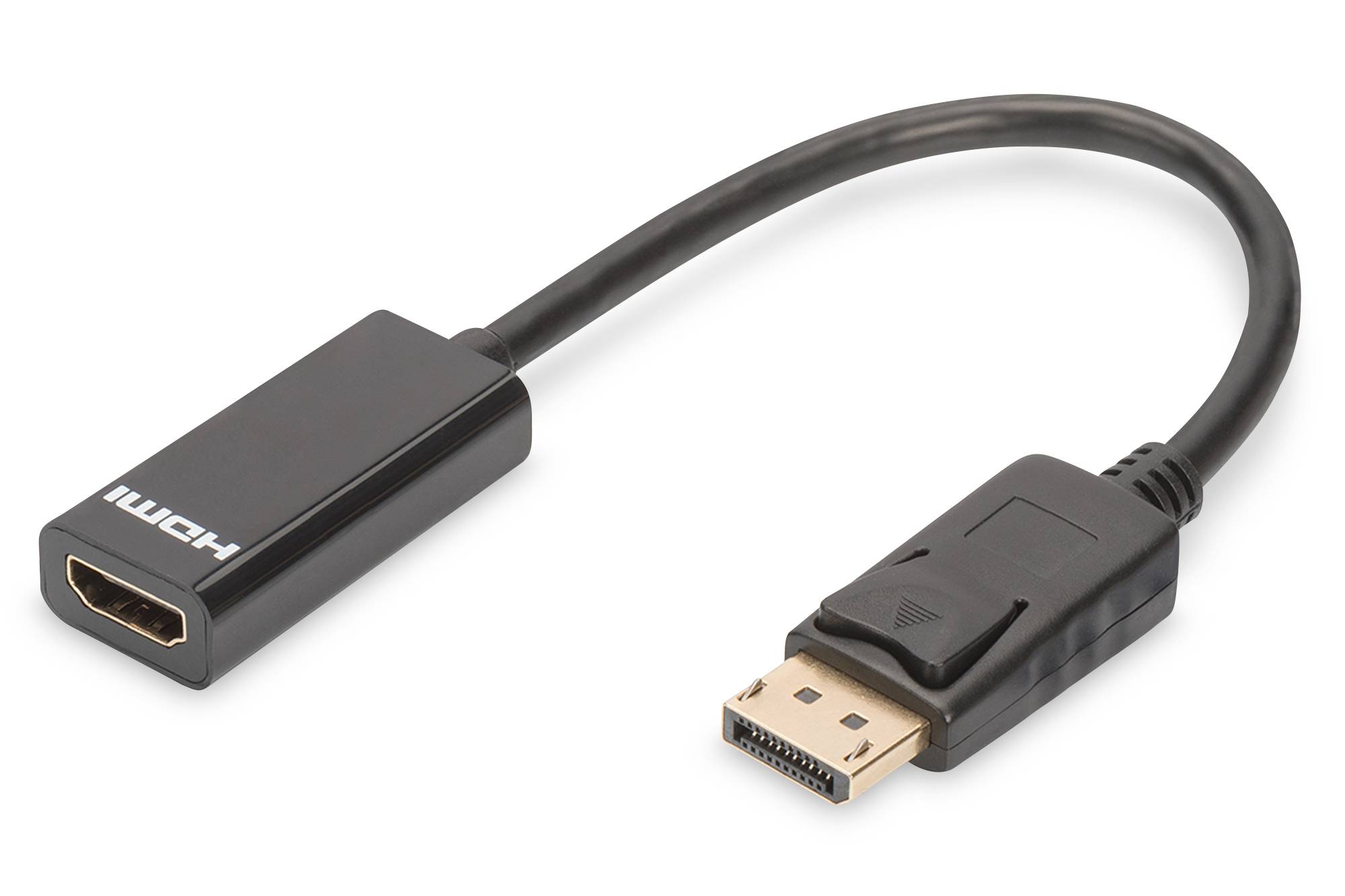 DIGITUS DisplayPortKabel DPort -> HDMI-A St/Bu 0.15m 1.1a - DB-340400-001-S