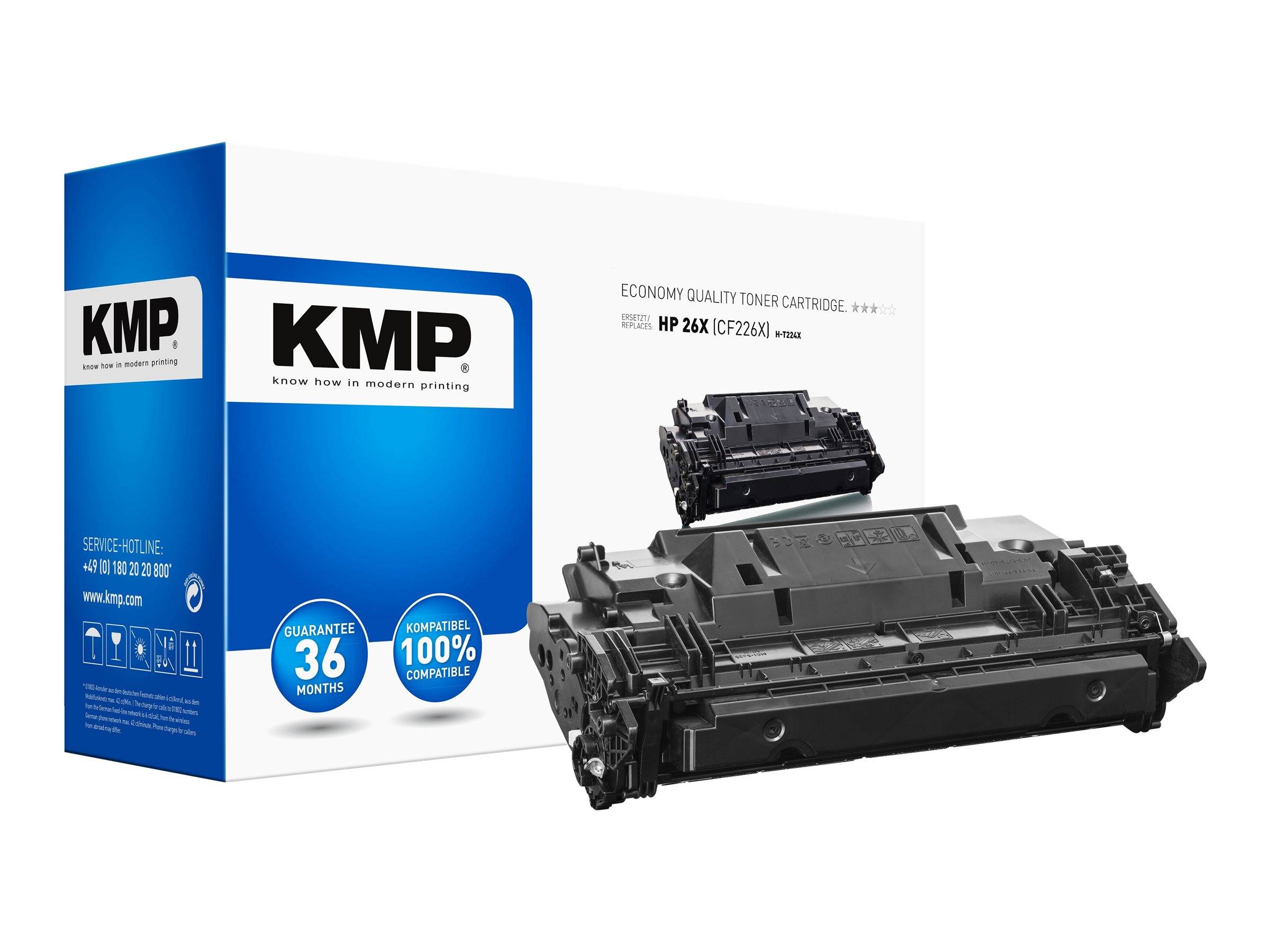 KMP Toner HP CF226X black 12000 S. H-T224X remanufactured - 2539,4300