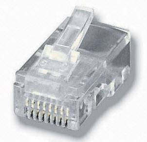 Equip Modularstecker Western 8P8C RJ45 100 Stück - 121151