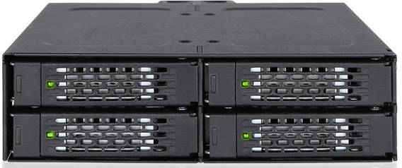 Backplane IcyDock 4x6,3cm SATAI-III in 1x5,25 HDD/SSD sw