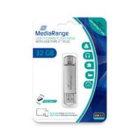 MediaRange USB-Stick 32 GB USB 3.1 combo mit USB Type-C - MR936