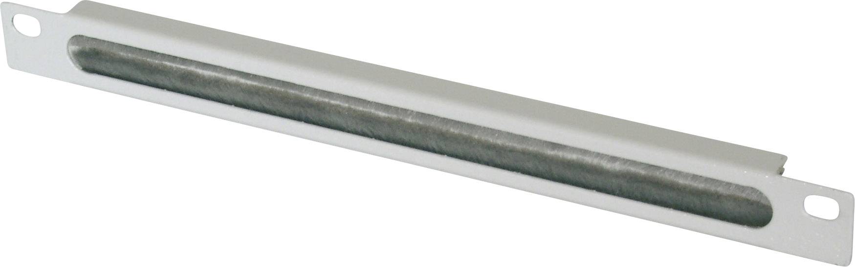 DIGITUS Kabelbürstenleiste 0,5HE 10 254mm  grau