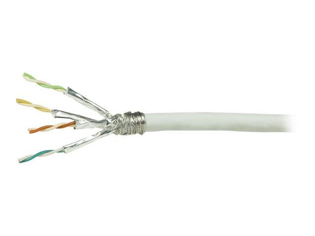 Logilink Netzwerk Verlegekabel S/FTP Cat.6, PVC, weiß, 50m - CPV0043