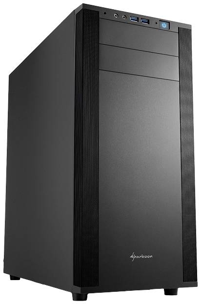 Sharkoon Gehäuse M25-V ATX 1xMetall schwarz - 4044951019311