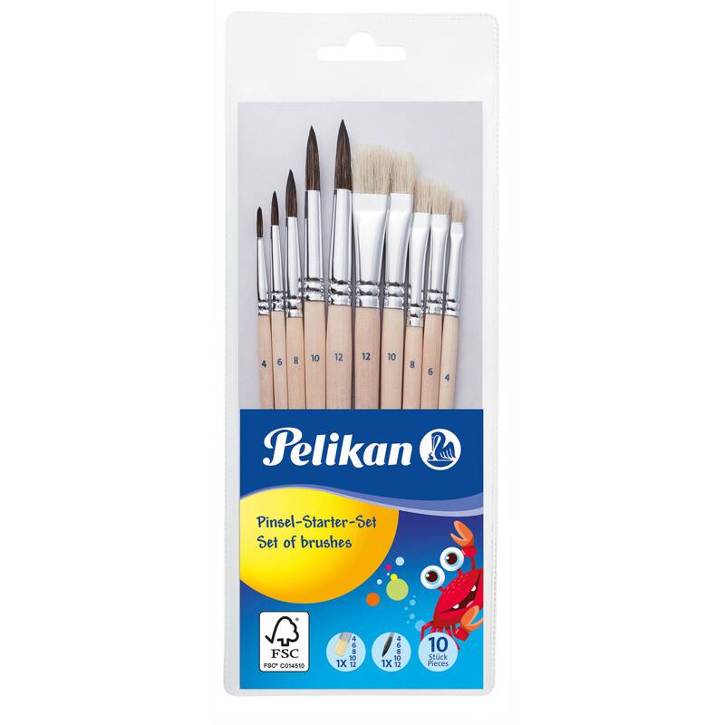 Pelikan Pinsel PL10/SB Starter Set            10er