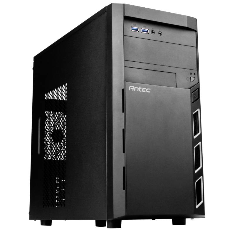 Antec 0-761345-80000-6, Gehäuse, Geh Antec Budget Mini  (BILD1)