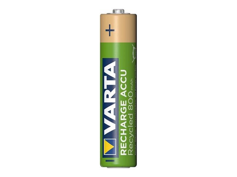 Varta Akku RECHARGE Recycled AAA HR03  800mAh           2St.