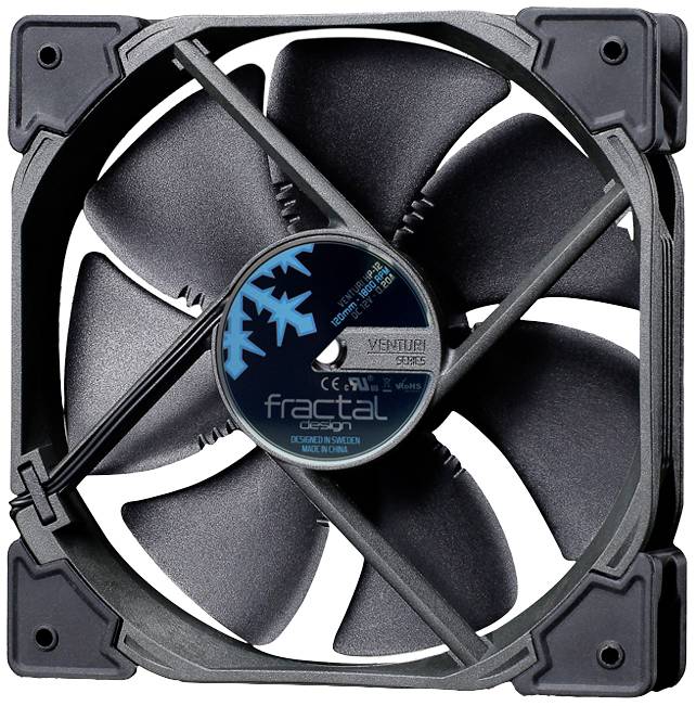 FRACTAL DESIGN Lüfter Venturi HP-12 PWM 120mm White - FD-FAN-VENT-HP12-PWM-WT