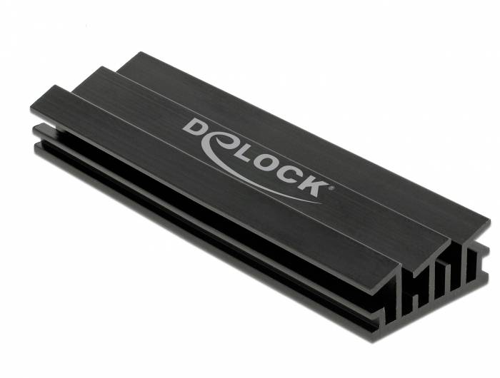 DELOCK Kühlkörper 70mm für M.2 Modul schwarz - 18283