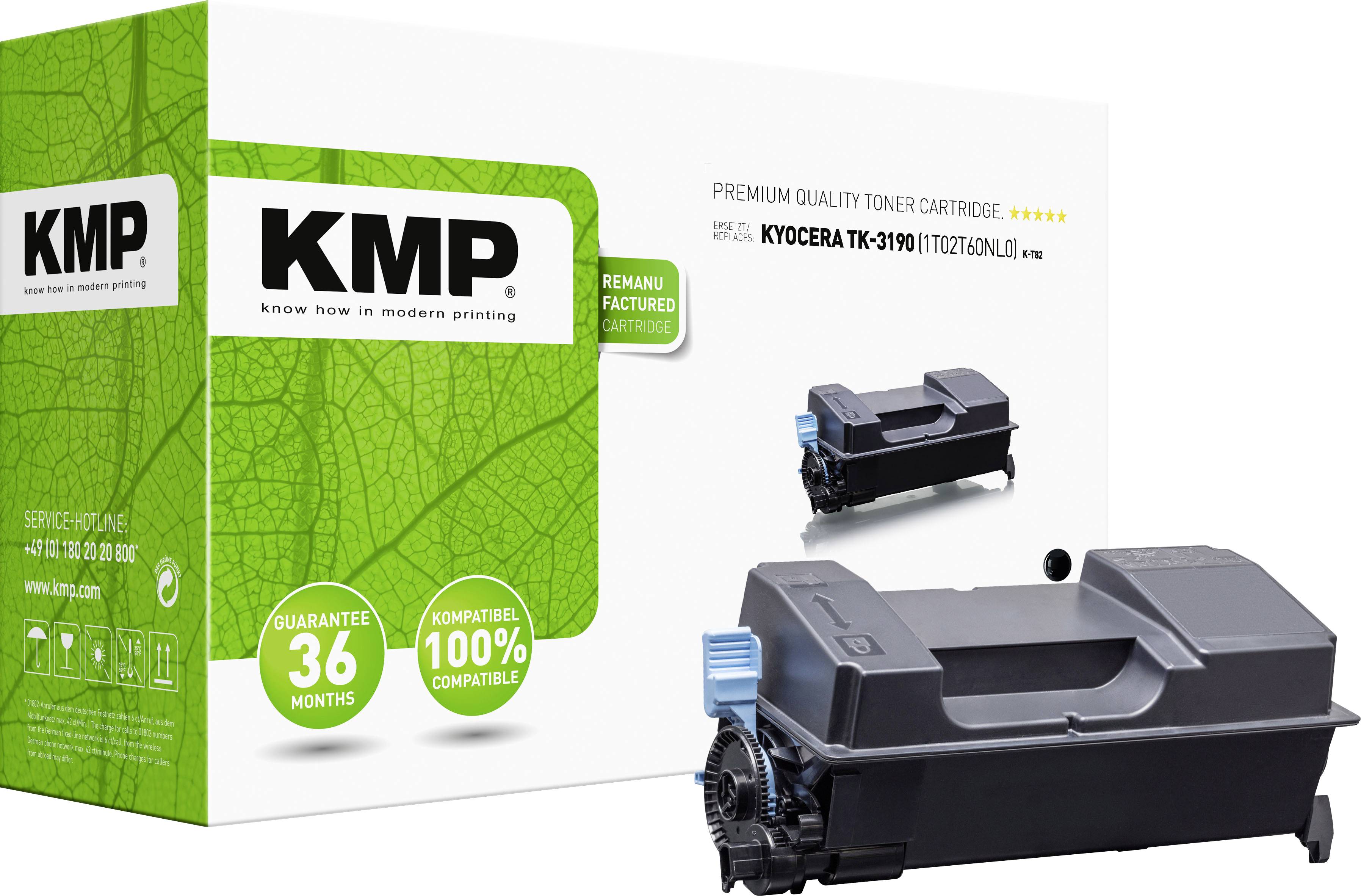 KMP Toner Kyocera TK-3190/TK3190 black 30000 S. K-T82 remanufactured - 2919,0000