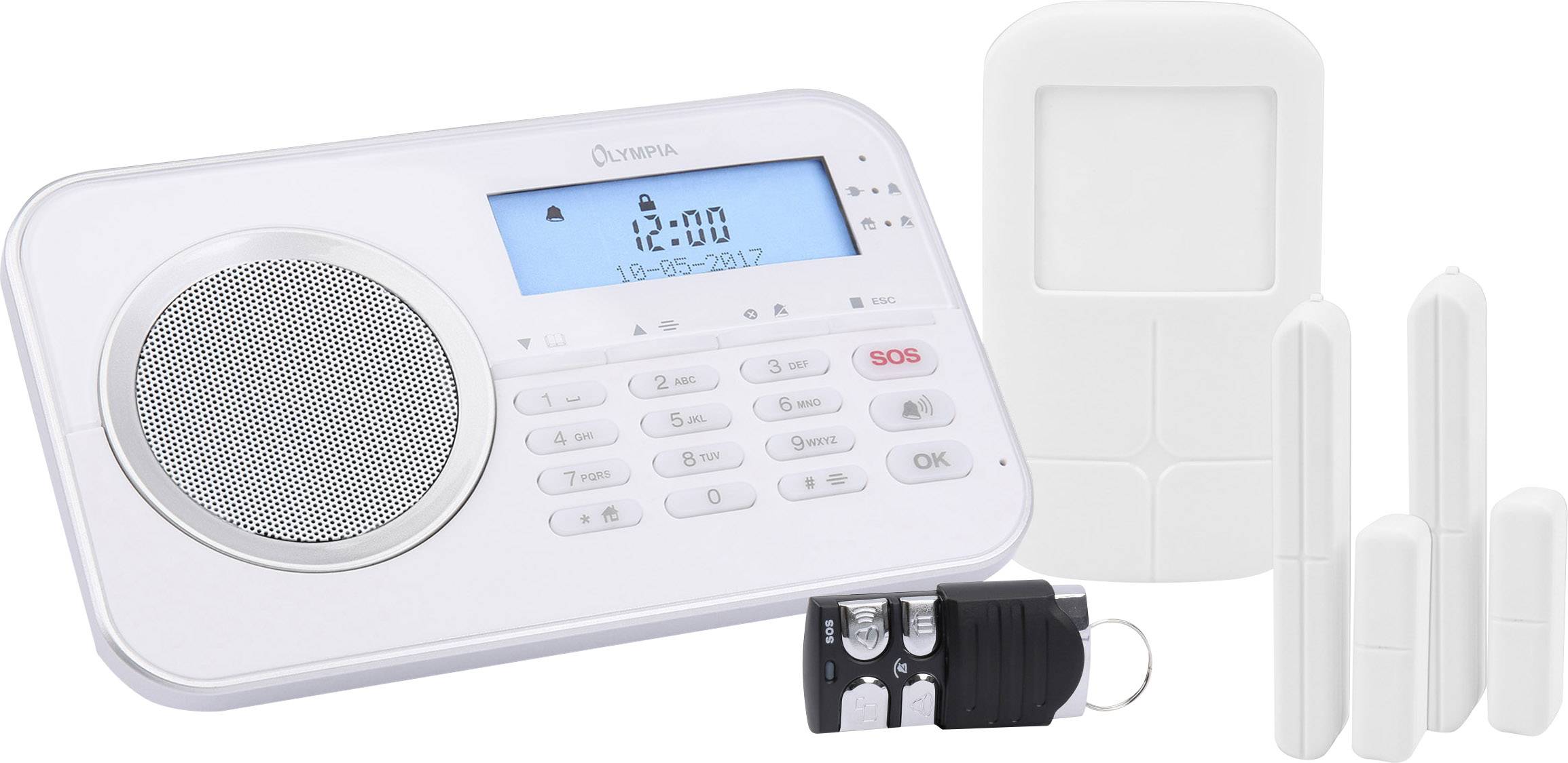 Olympia Protect 9868 GSM Alarmsystem, Weiss - 6002