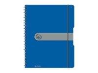 Herlitz Spiralblock to go PP-Cover A4 80 Bl. opak blau - 11293065