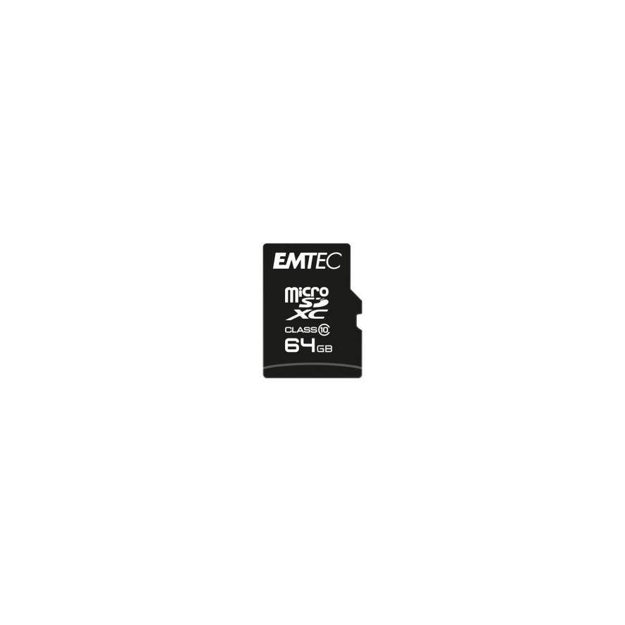 Emtec ECMSDM64GXC10CG, Micro SD Karten, Emtec mSD 64GB +  (BILD1)