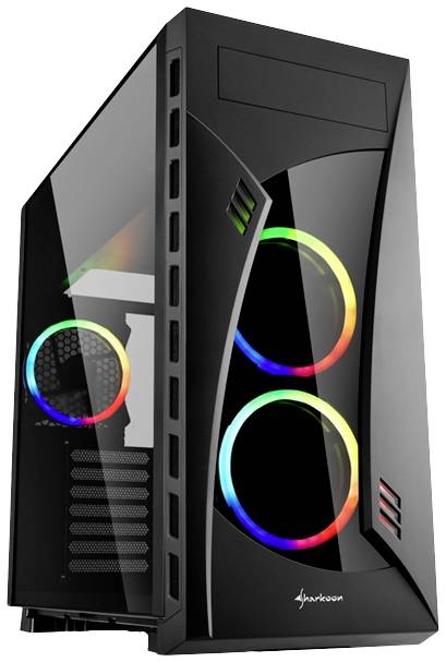 Sharkoon Gehäuse Night Shark RGB ATX 1xGlas schwarz - 4044951026258