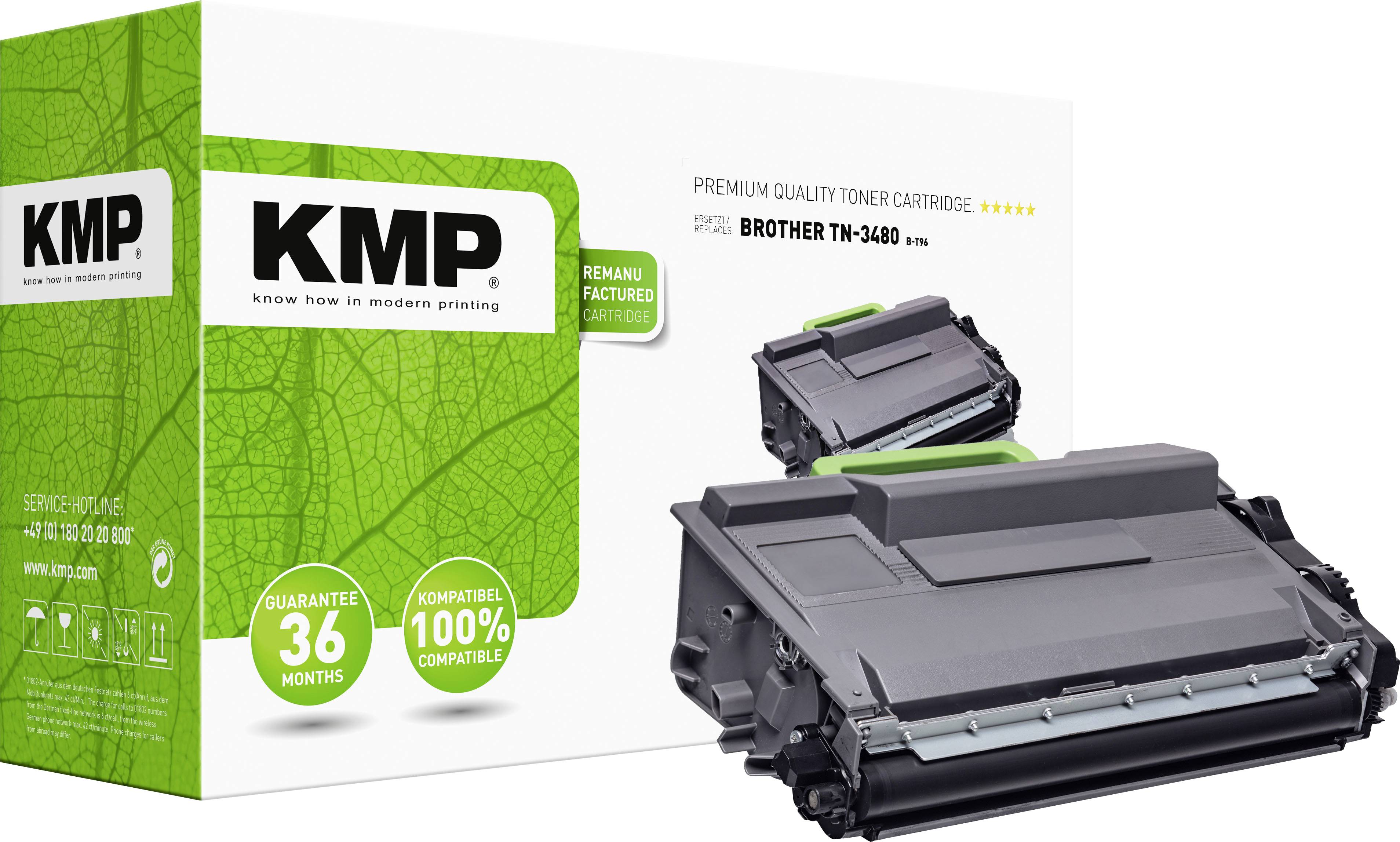 KMP Toner Brother TN-3480/TN3480 black 8000 S. B-T96 remanufactured - 1263,0000