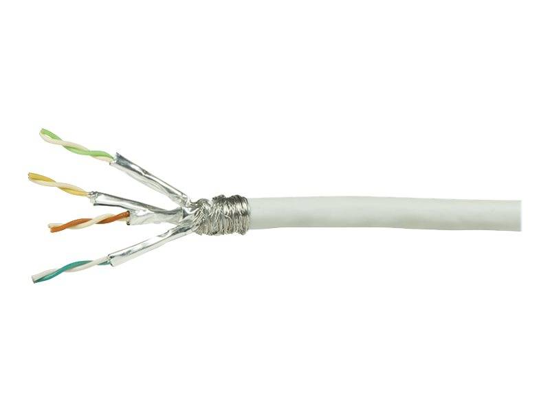 LogiLink Netzwerk Verlegekabel S/FTP Cat.7, weiß, 100m - CPV0054