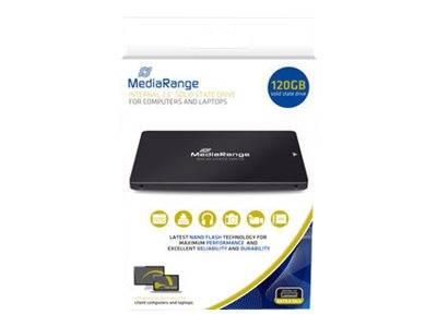 MediaRange SSD 120GB 2.5 intern MR1001 schwarz Sata III