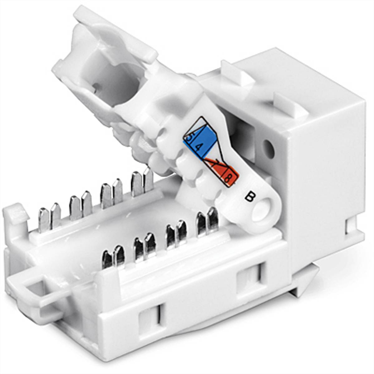 0710931401547 - TRN TC-K50C6 - Keystone Modul RJ45 Buchse > LSA Cat6 50 Stück