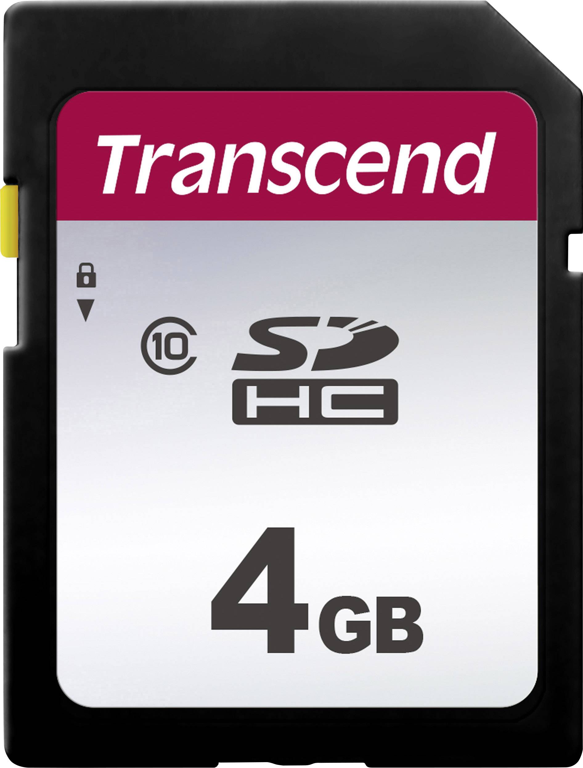 SD Card 4GB Transcend SDHC SDC300S 20/10 MB/s - TS4GSDC300S