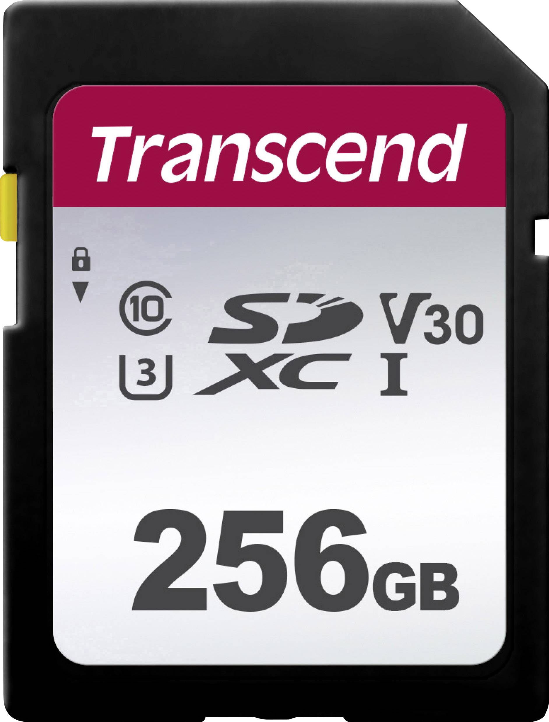 SD Card 256GB Transcend SDXC SDC300S 100/40 MB/s,  (BILD1)