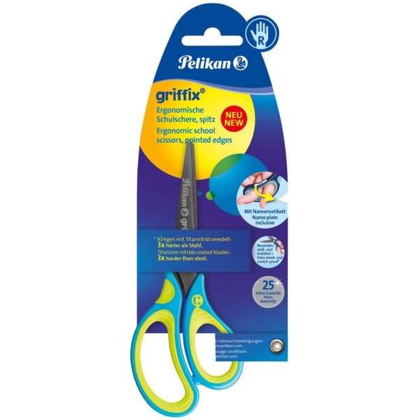 Pelikan Schere griffix SC1BRS blau Rechtsh. 1er Blister - 810241