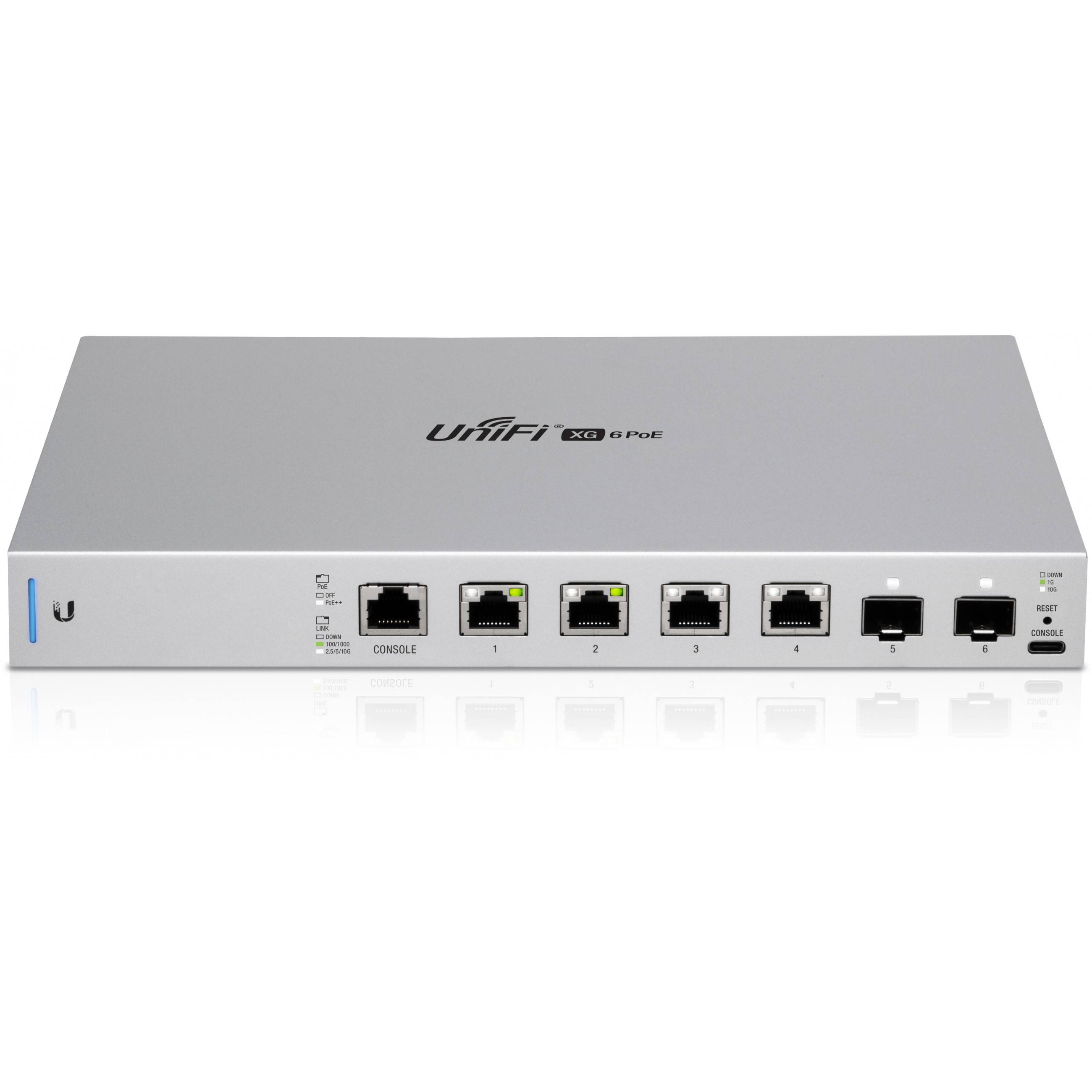 Ubiquiti UniFi Switch 6-Port 802.3bt 10Gbit/s. 170W PoE - US-XG-6POE