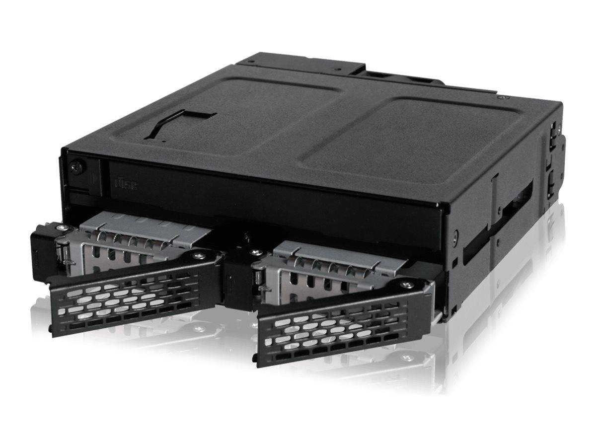 Backplane IcyDock 2x6,3cm SATAI-III in 1x5,25 HDD/SSD retail