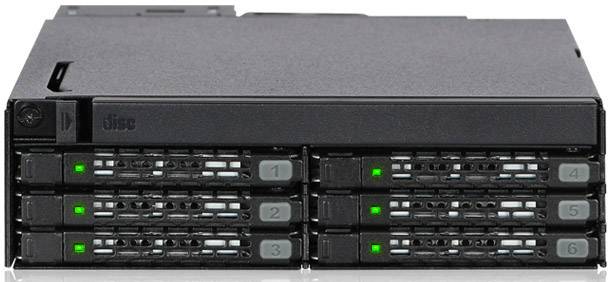 Backplane IcyDock 6x6,3cm SATAI-III in 1x5,25 HDD/SSD sw retail