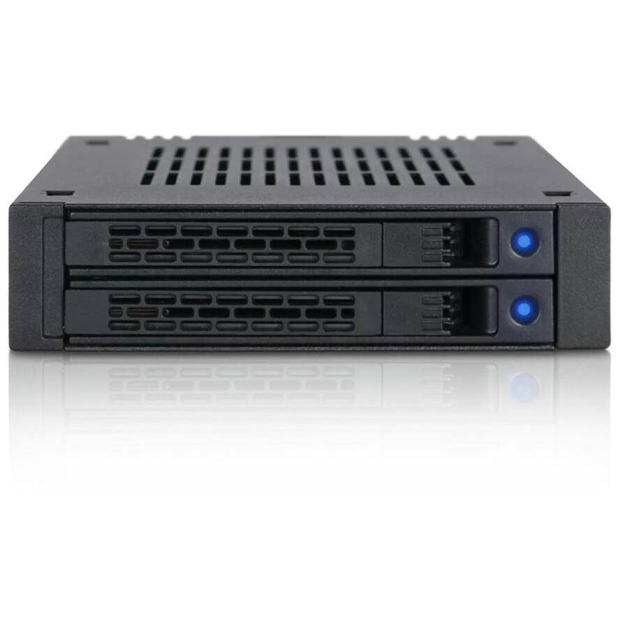 We-Ra. IcyDock 2x6,3cm SAS/SATA HDD&SSD - MB742SP-B