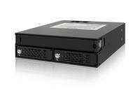 Backplane IcyDock 2x6,3cm SATAI-III/SAS in 1x5,25 HDD/SSD - MB994IKO-3SB