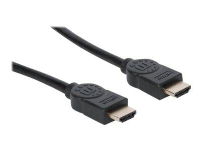 0766623354080 - HDMI Cable with Ethernet 8K@60Hz (Ultra High Speed) 2m Male to Male Black 4K@120Hz Ultra HD 4k x 2k Fully Shielded Gold Plated Contacts Lifetime Warranty Polybag - HDMI-Kabel - 2 m