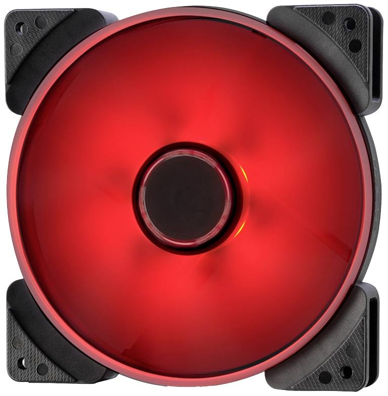 FRACTAL DESIGN Lüfter Prisma SL-14 140mm Red LED - FD-FAN-PRI-SL14-RD