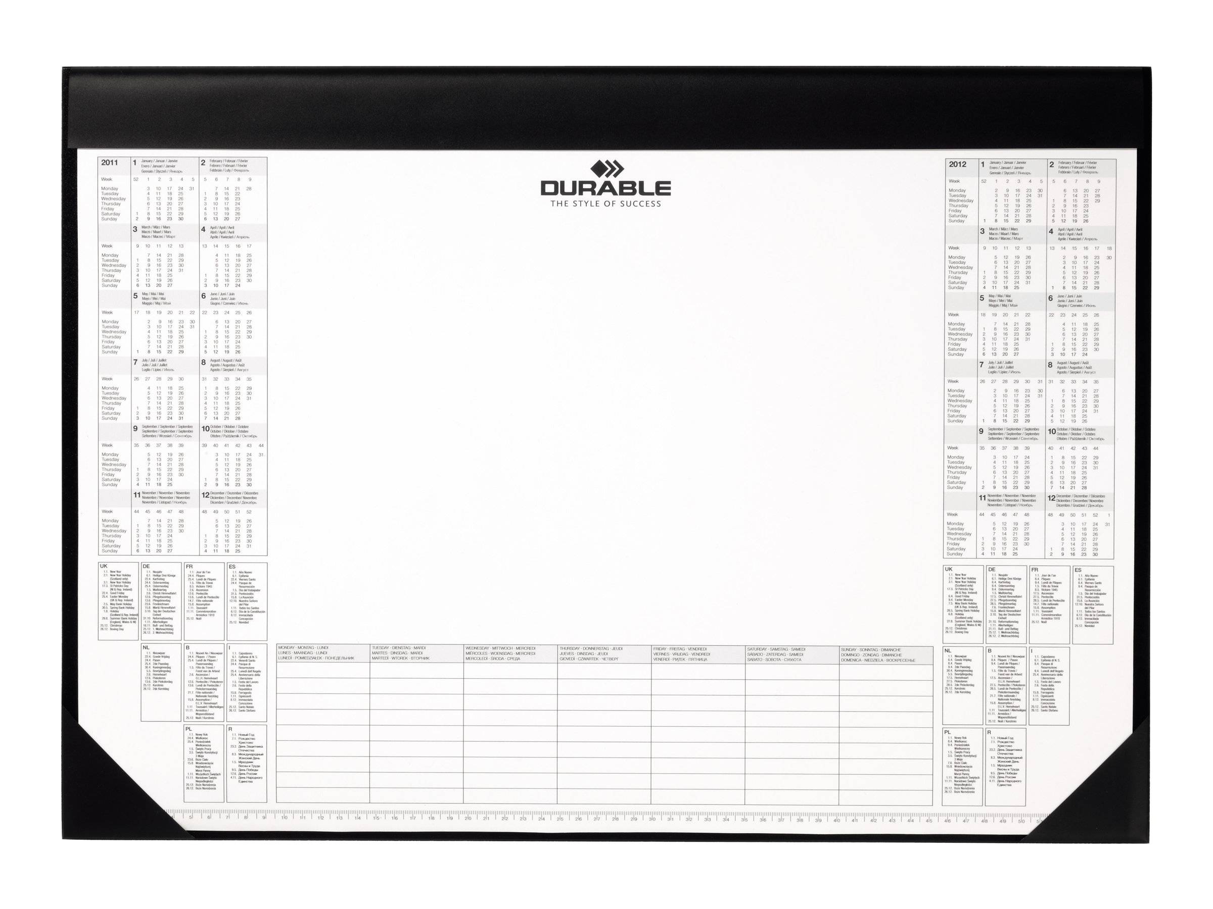 DURABLE Schreibunterlage mit Kalenderblock 25 Blatt 2 Jahre - 729101