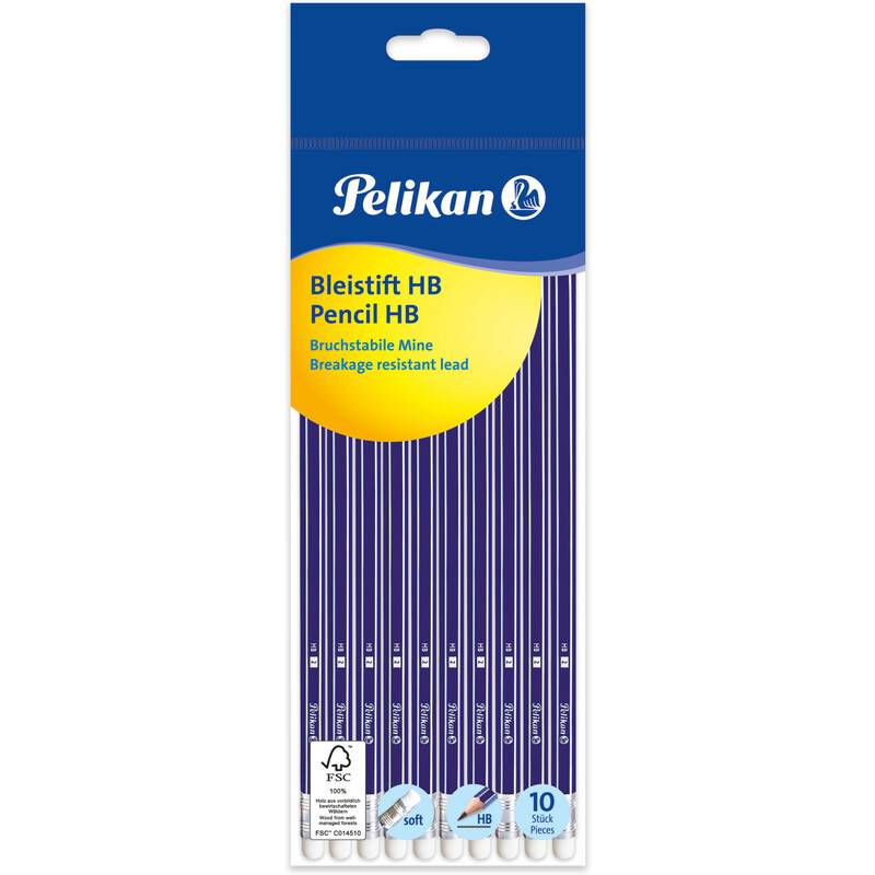 Pelikan Bleistift HB sechsant FSC 10er Polybag - 811132