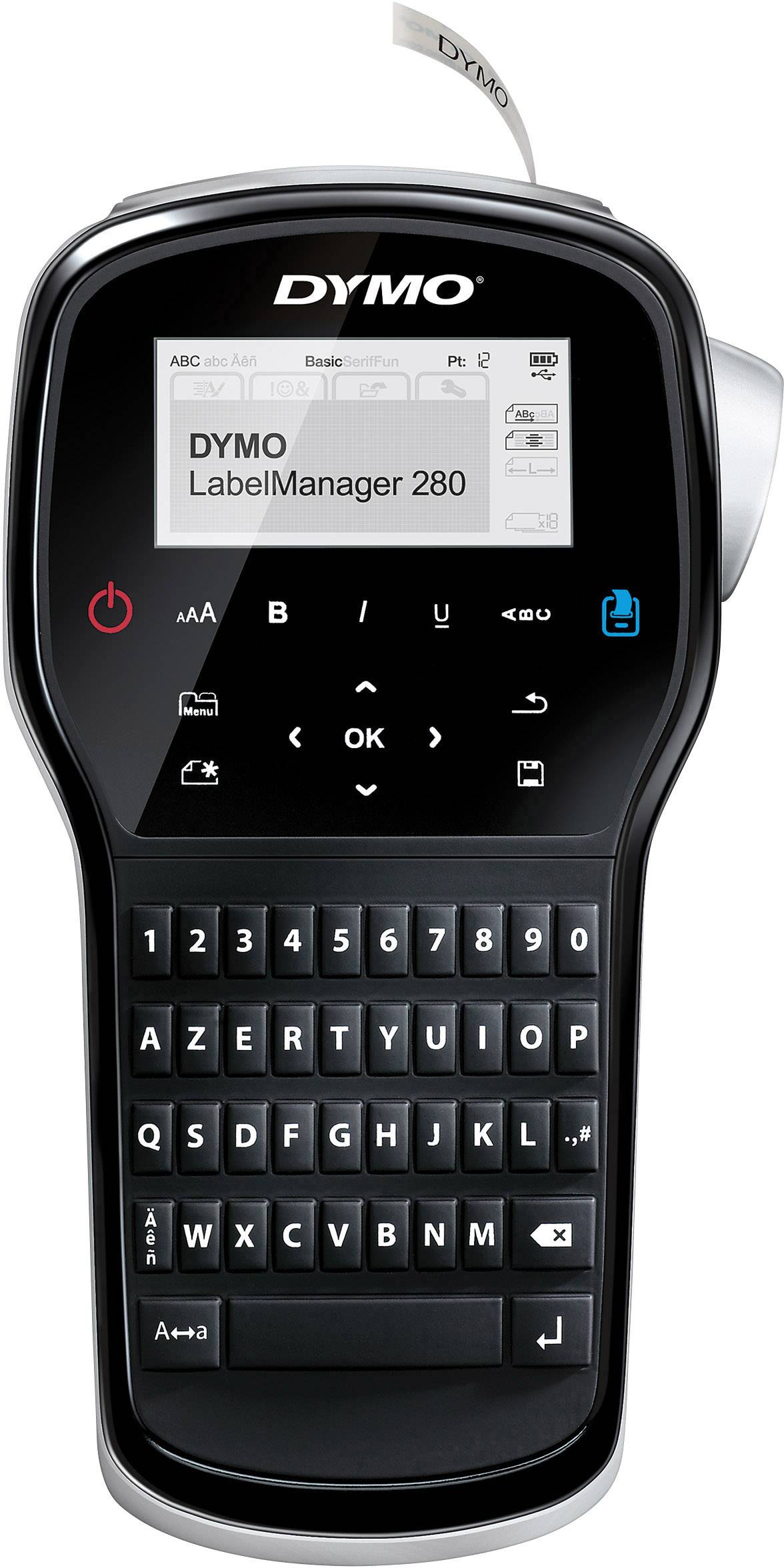 DYMO LabelManager 280 6/9/12 mm D1-Bänder AZERTY - S0968950