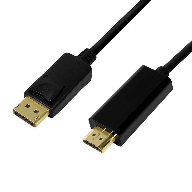 Logilink DisplayPort-Kabel DP 1.2 zu HDMI 1.4 1m black - CV0126