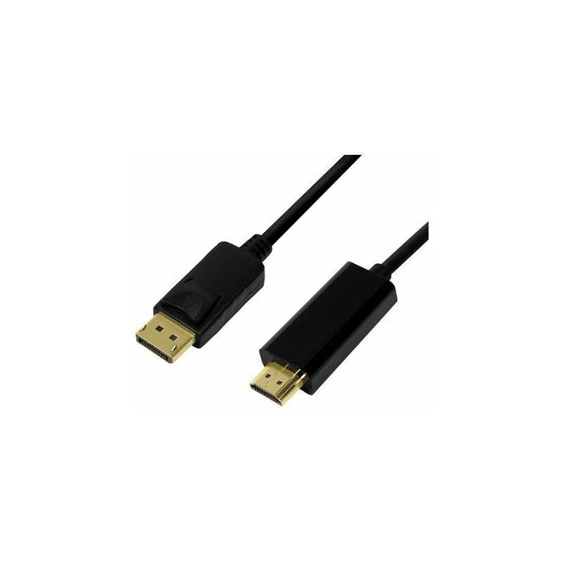 Logilink DisplayPort-Kabel DP 1.2 zu HDMI 1.4 3m black - CV0128