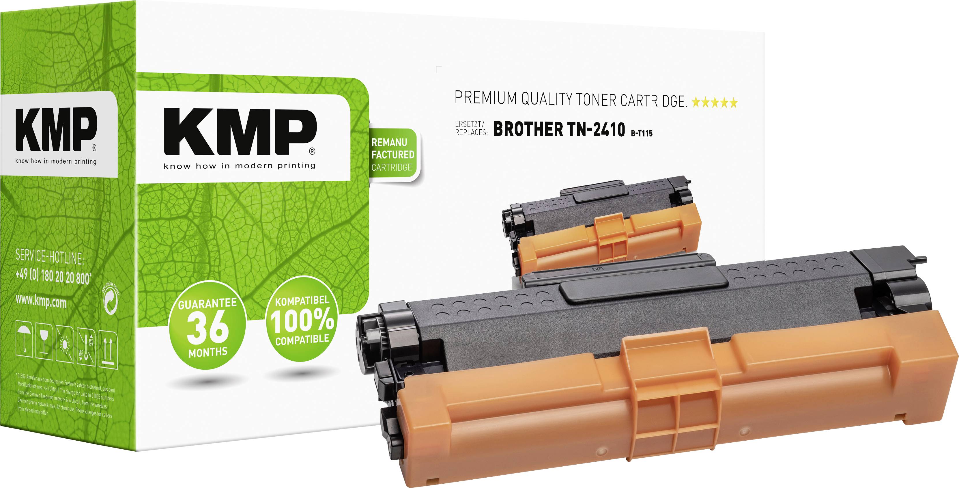 KMP Toner Brother TN-2410/TN2410 black 1200 S. B-T115 remanufactured - 1267,0000