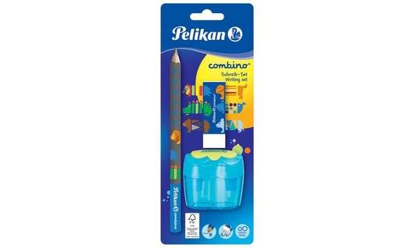 Pelikan Set Combino Schreiblernstift, Radierer, Spitzer - 811217