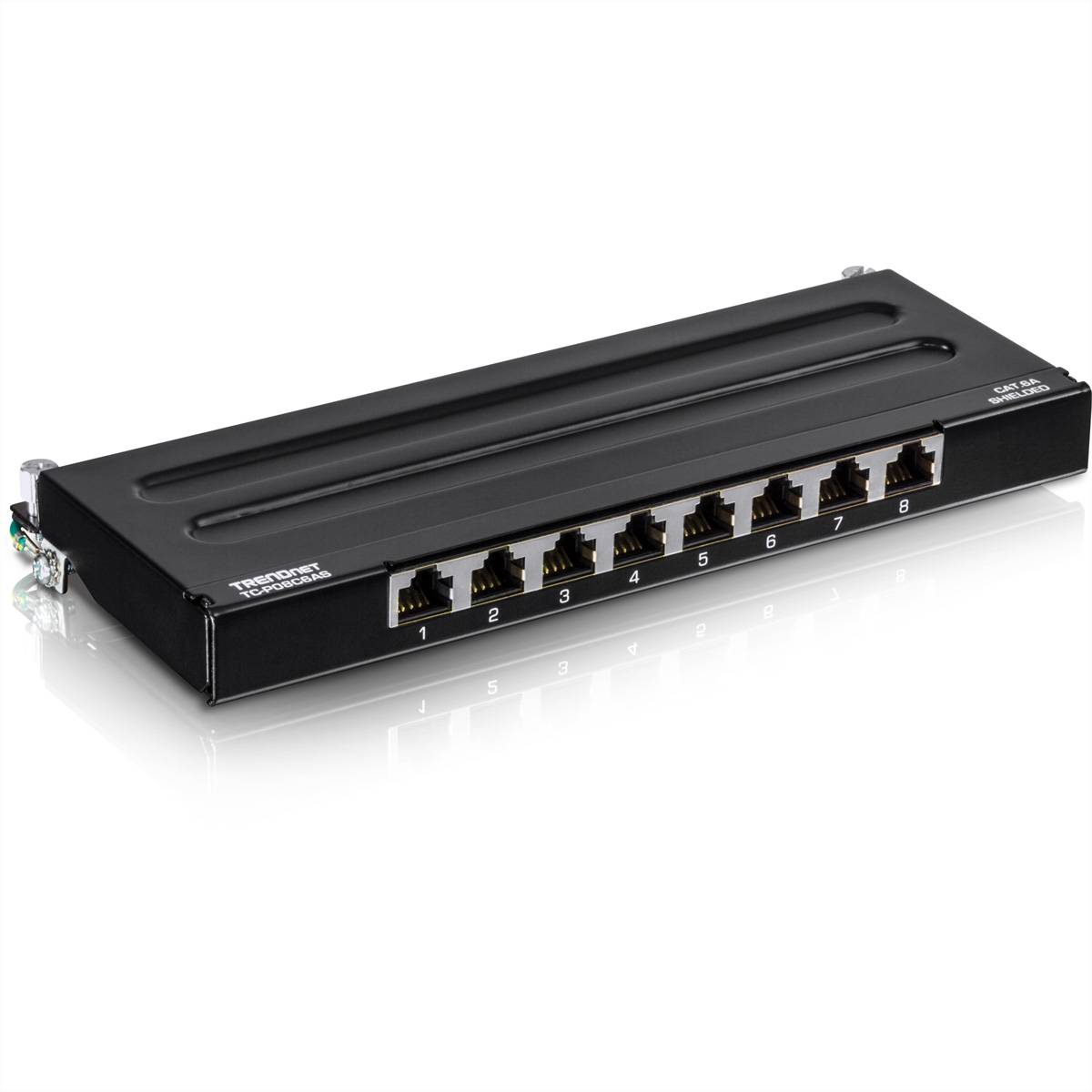 0710931401608 - TRENDnet Patchpanel 8-Port Cat6A ngeschirmt (10 wide) TC-P08C6AS