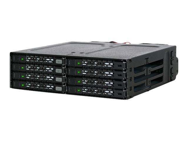 Backplane IcyDock 8x6,3cm SATAI-III/SAS in 1x5,25