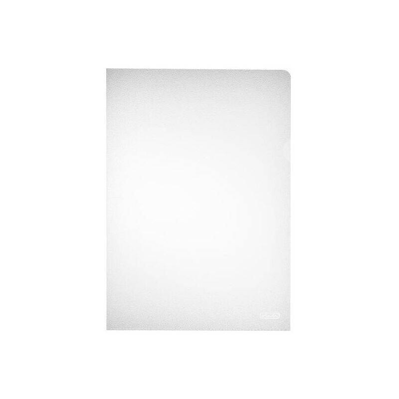 Herlitz Aktenhülle A4 genarbt transparent 100er Packu - 5914304