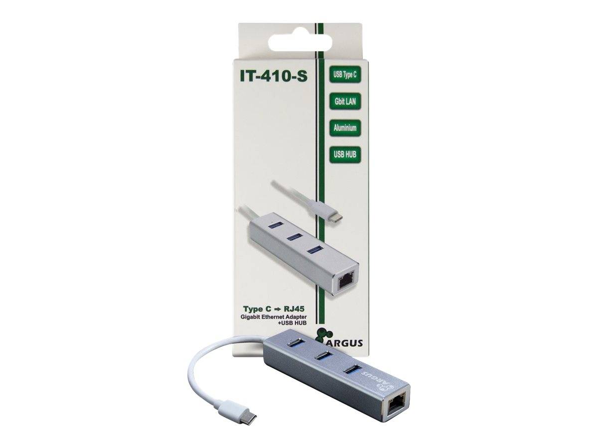 4260455644181 - Inter-Tech LAN-Adapter Argus IT-410-S USB-C Gigabit Ethernet