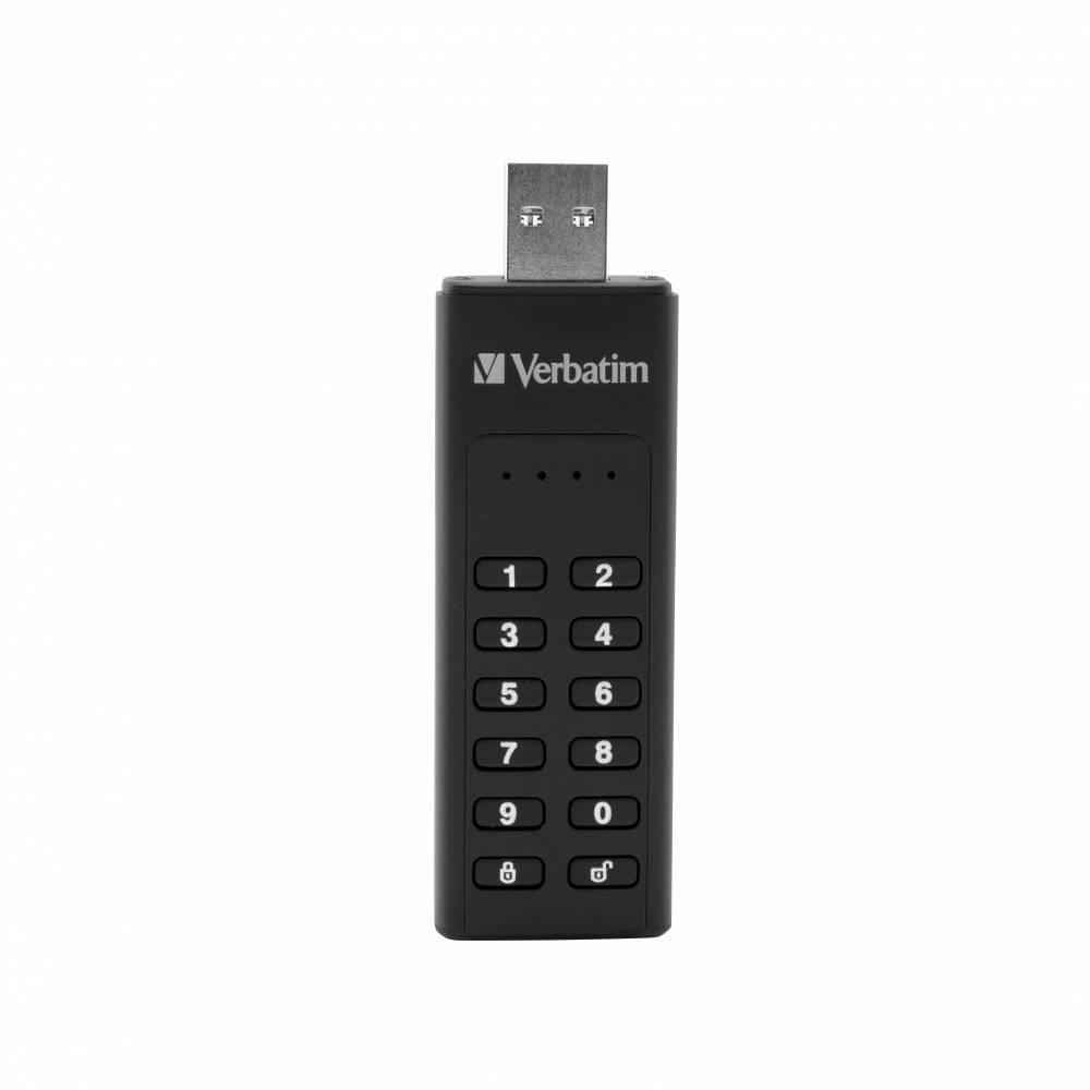 USB-Stick 128GB Verbatim 3.2 Typ A Keypad Secure Drive AES - 49429